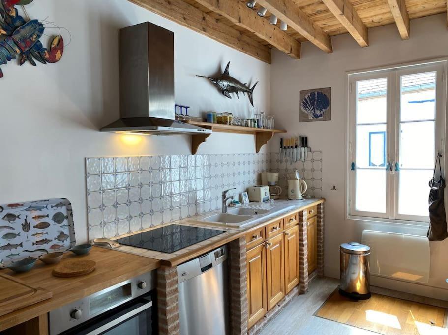 Chez Fanfan, Maison De Pecheur, Coeur De St Valery Сен-Валери-сюр-Сомм Экстерьер фото